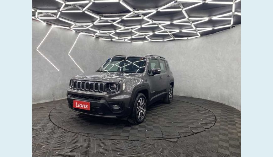 JEEP RENEGADE LONGITUDE 1.3 TURBO FLEX AUT. 4P - CINZA - 2022 Foto 2 (Grande)