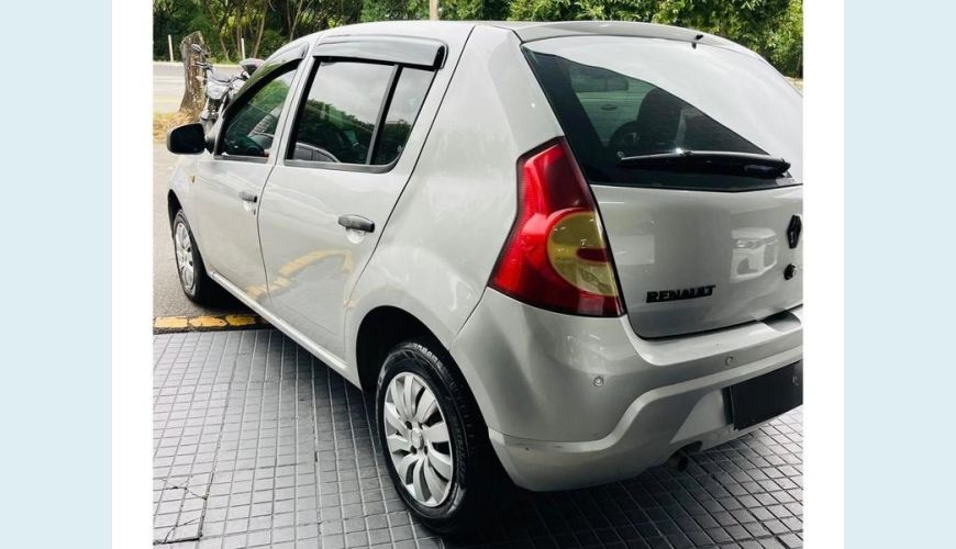 RENAULT SANDERO EXPRESSION 1.0 16V FLEX MANUAL 4P - PRATA - 2011 Foto 2 (Grande)