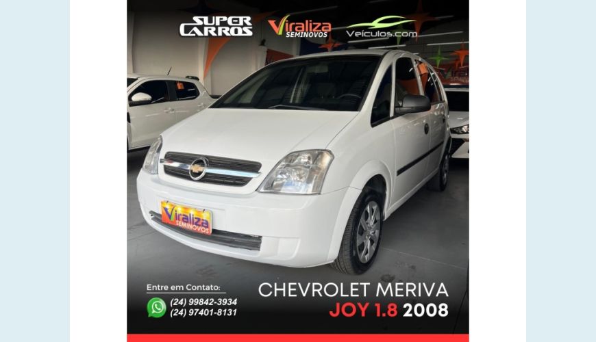 CHEVROLET MERIVA FLEX MANUAL 4P - BRANCO - 2008 Foto 2 (Grande)
