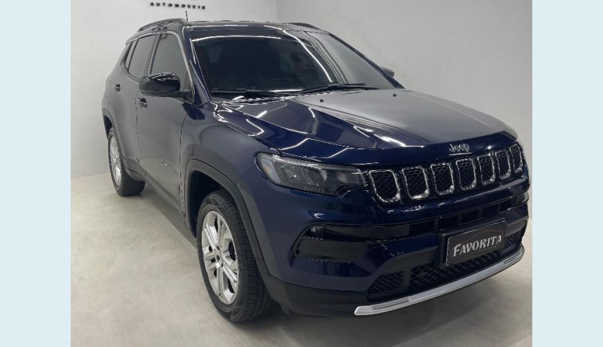JEEP COMPASS LONG. T270 1.3 FLEX AUT. 4P - AZUL - 2022 Foto 2 (Grande)