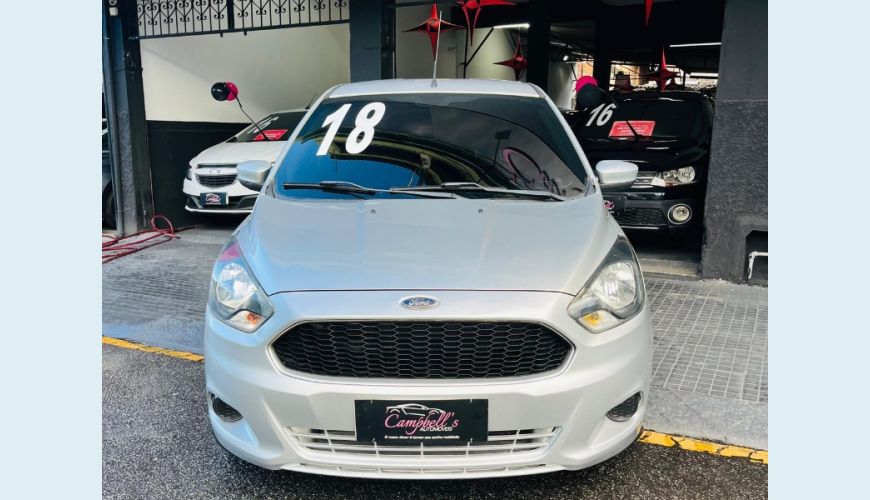 FORD KA SE PLUS 1.0 FLEX MANUAL 4P - PRATA - 2018 Foto 2 (Grande)