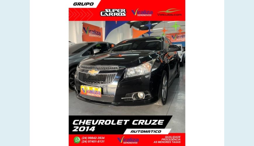 CHEVROLET CRUZE FLEX AUT. 4P - PRETO - 2014 Foto 2 (Grande)