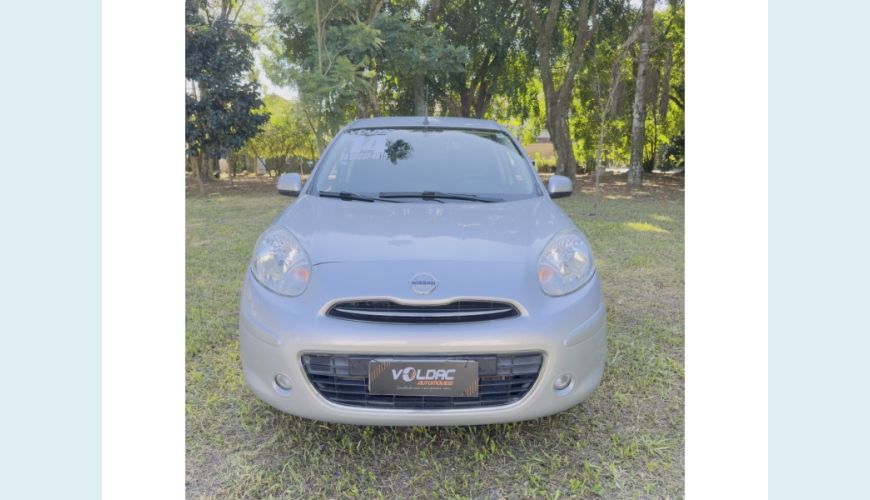 NISSAN MARCH FLEX MANUAL 4P - PRATA - 2014 Foto 2 (Grande)