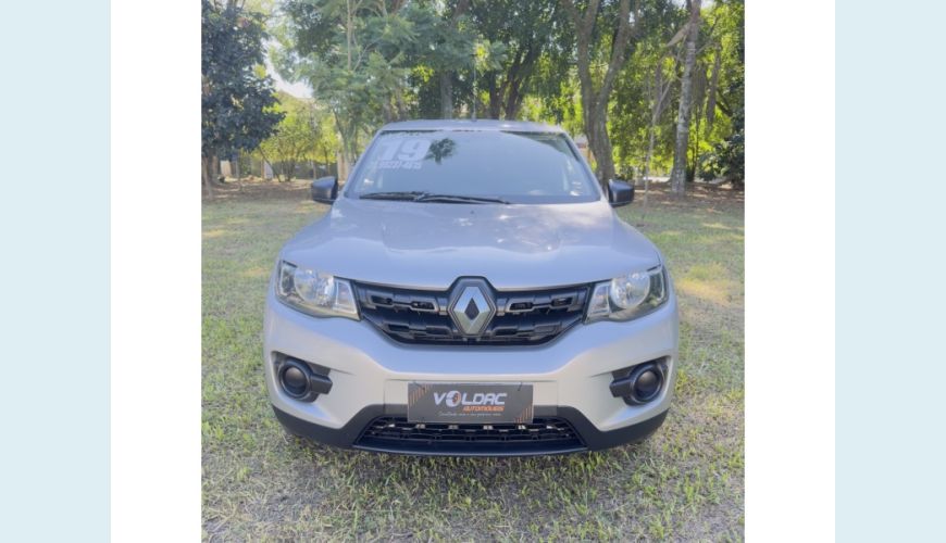 RENAULT KWID FLEX MANUAL 4P - PRATA - 2019 Foto 2 (Grande)