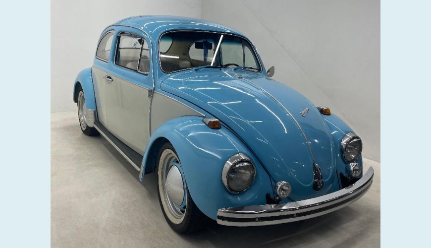 VOLKSWAGEN FUSCA MANUAL 4P - AZUL - 1973 Foto 2 (Grande)