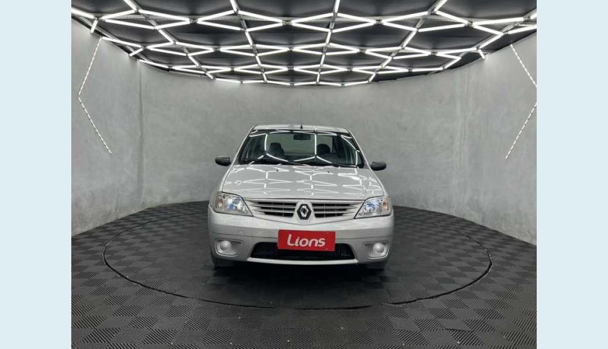 RENAULT LOGAN EXPRESSION 1.6 8V FLEX MANUAL 4P - PRATA - 2009 Foto 2 (Grande)