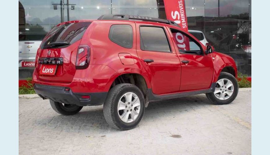 RENAULT DUSTER DYNAMIQUE 1.6 16V FLEX MANUAL 4P - VERMELHO - 2016 Foto 2 (Grande)