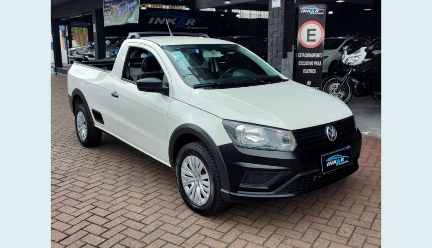 VOLKSWAGEN SAVEIRO FLEX MANUAL 2P - BRANCO - 2023 Foto 2 (Grande)