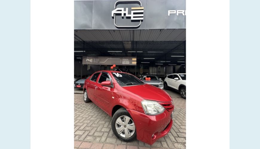 TOYOTA ETIOS - VERMELHO - 2016 Foto 2 (Grande)