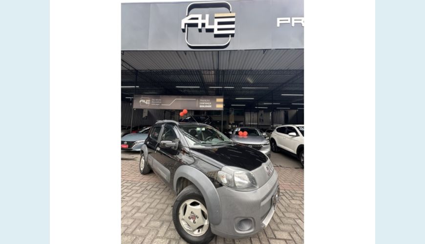 FIAT FIAT UNO FLEX MANUAL 4P - PRETO - 2013 Foto 2 (Grande)