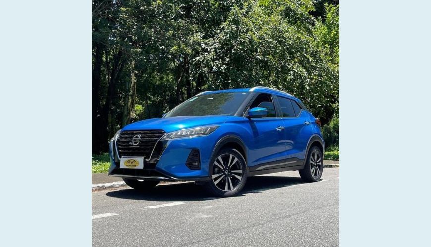 NISSAN KICKS EXCLUSIVE CVT FLEX AUT. 4P - AZUL - 2022 Foto 2 (Grande)