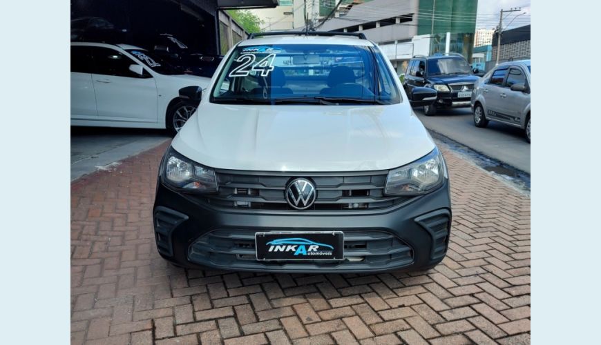 VOLKSWAGEN SAVEIRO FLEX MANUAL 2P - BRANCO - 2024 Foto 2 (Grande)