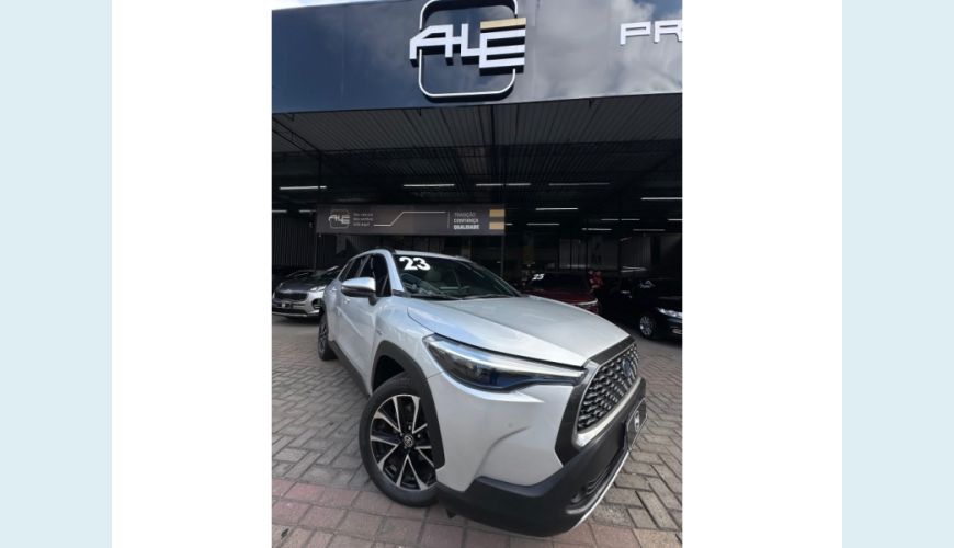 TOYOTA COROLLA CROSS ELETRICO/ AUT. 4P - PRATA - 2023 Foto 2 (Grande)