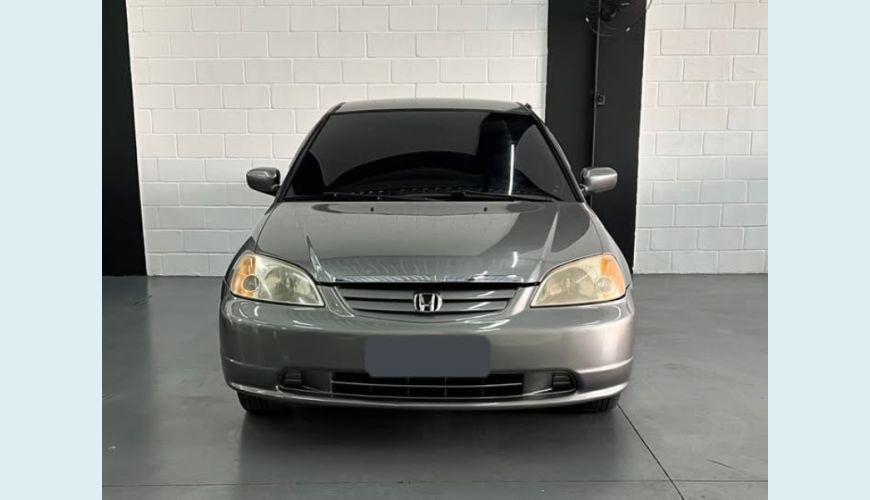 HONDA CIVIC LX/LXL 1.7 16V AUT. 4P - CINZA - 2002 Foto 2 (Grande)