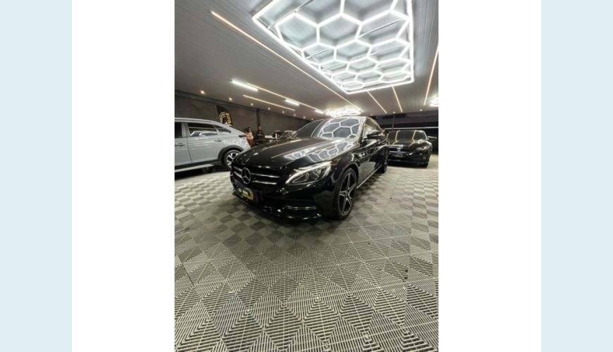 MERCEDES-BENZ C 180 AUT. 5P - PRETO - 2015 Foto 2 (Grande)
