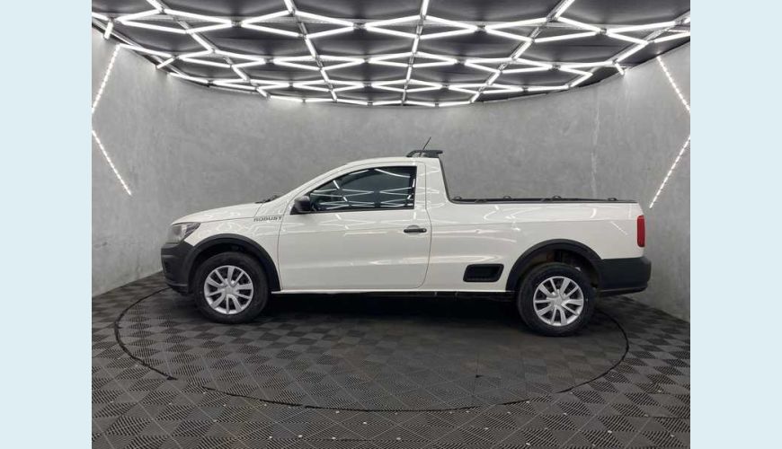 VOLKSWAGEN VOLKSWAGEN SAVEIRO ROBUST 1.6 FLEX MANUAL 2P - BRANCO - 2020 Foto 2 (Grande)