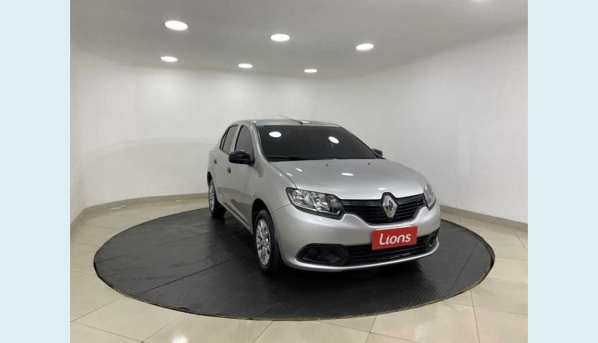 RENAULT LOGAN AUTHENTIQUE 1.0 12V FLEX MANUAL 4P - PRATA - 2018 Foto 2 (Grande)