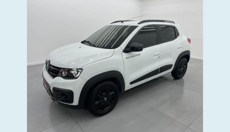 RENAULT KWID OUTSID 10MT FLEX MANUAL 4P - BRANCO - 2022 Foto 2 (Grande)