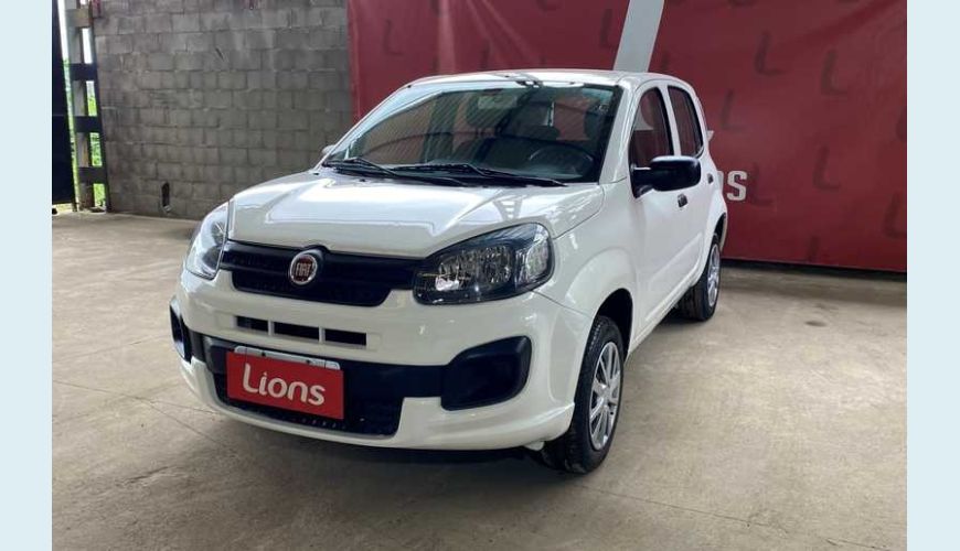 FIAT UNO ATTRACTIVE 1.0 8V (FLEX) 4P - BRANCO - 2020 Foto 2 (Grande)
