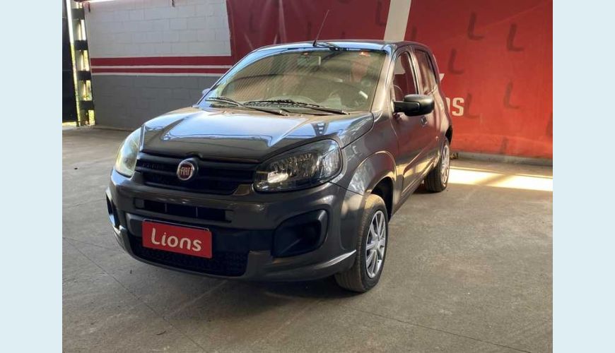 FIAT UNO ATTRACTIVE 1.0 FLEX MANUAL 4P - CINZA - 2021 Foto 2 (Grande)