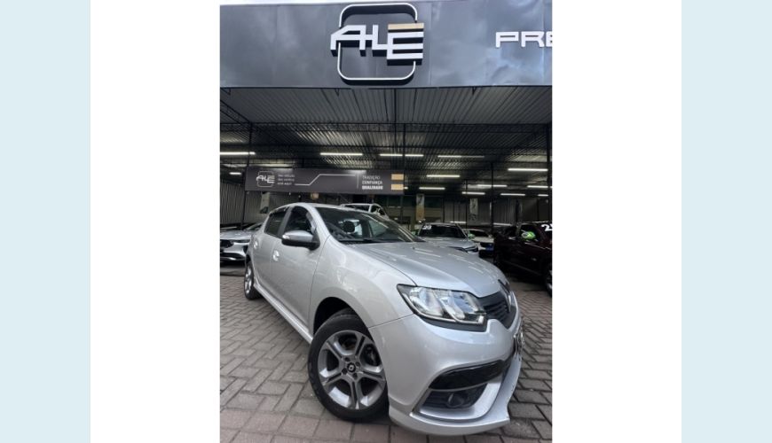 RENAULT RENAULT SANDERO FLEX MANUAL 4P - PRATA - 2019 Foto 2 (Grande)
