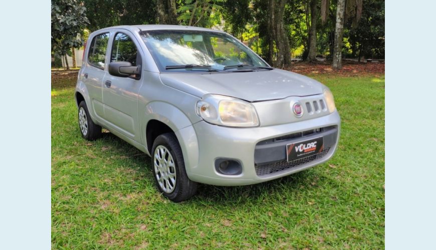 FIAT UNO FLEX MANUAL 4P - PRATA - 2014 Foto 2 (Grande)