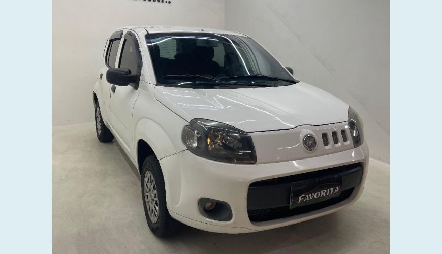 FIAT FIAT UNO VIVACE 1.0 EVO FIRE 8V FLEX MANUAL 4P - BRANCO - 2014 Foto 2 (Grande)