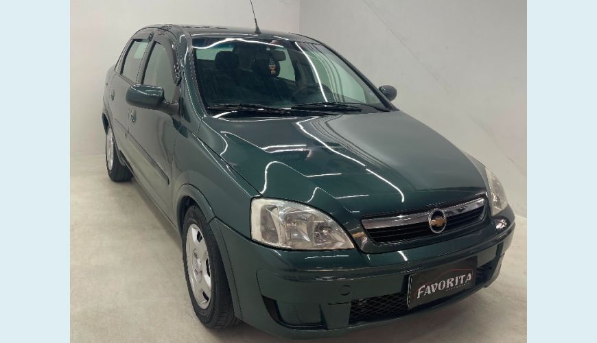 CHEVROLET CHEVROLET CORSA PREMIUM 1.4 8V FLEX MANUAL 4P - CINZA - 2009 Foto 2 (Grande)