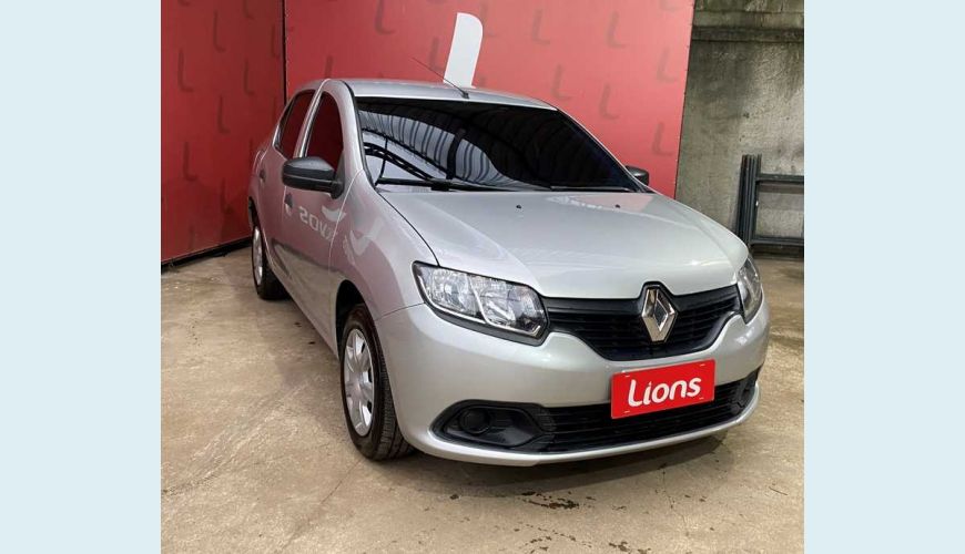RENAULT RENAULT LOGAN AUTHENTIQUE 1.0 12V FLEX MANUAL 4P - PRATA - 2018 Foto 2 (Grande)