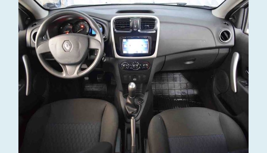 RENAULT RENAULT SANDERO EXPRESSION 1.6 8V FLEX MANUAL 4P - BRANCO - 2015 Foto 2 (Grande)