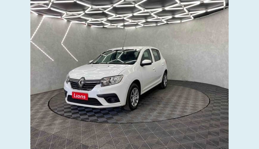 RENAULT RENAULT SANDERO ZEN 1.0 12V FLEX MANUAL 4P - BRANCO - 2020 Foto 2 (Grande)
