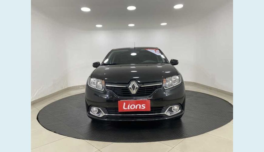 RENAULT LOGAN DYNAMIQUE 1.6 8V FLEX MANUAL 4P - PRETO - 2015 Foto 2 (Grande)