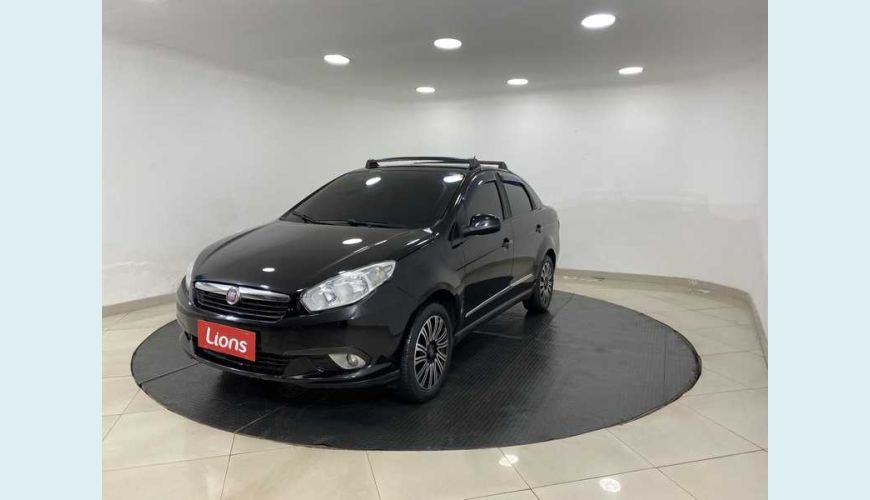 FIAT GRAND SIENA ESSENCE 1.6 16V FLEX MANUAL 4P - PRETO - 2014 Foto 2 (Grande)