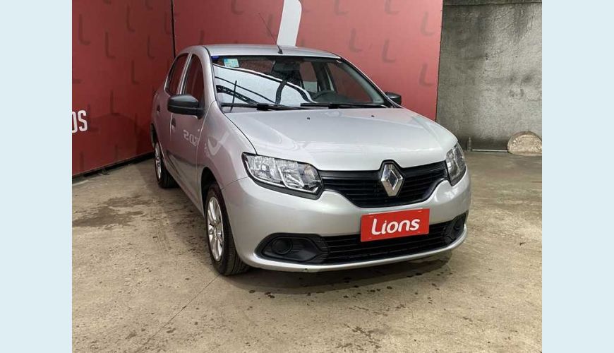 RENAULT LOGAN AUTHENTIQUE 1.0 12V FLEX MANUAL 4P - PRATA - 2018 Foto 2 (Grande)