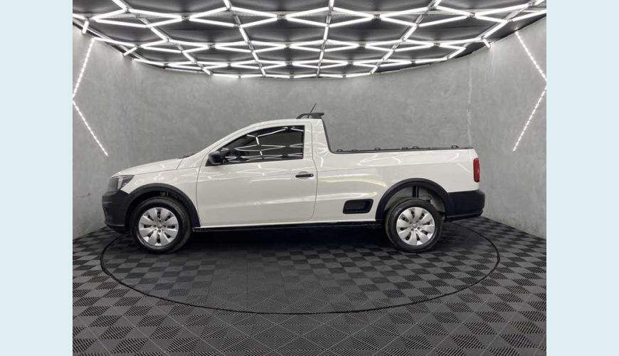 VOLKSWAGEN SAVEIRO ROBUST 1.6 MSI CS FLEX MANUAL 2P - BRANCO - 2018 Foto 2 (Grande)