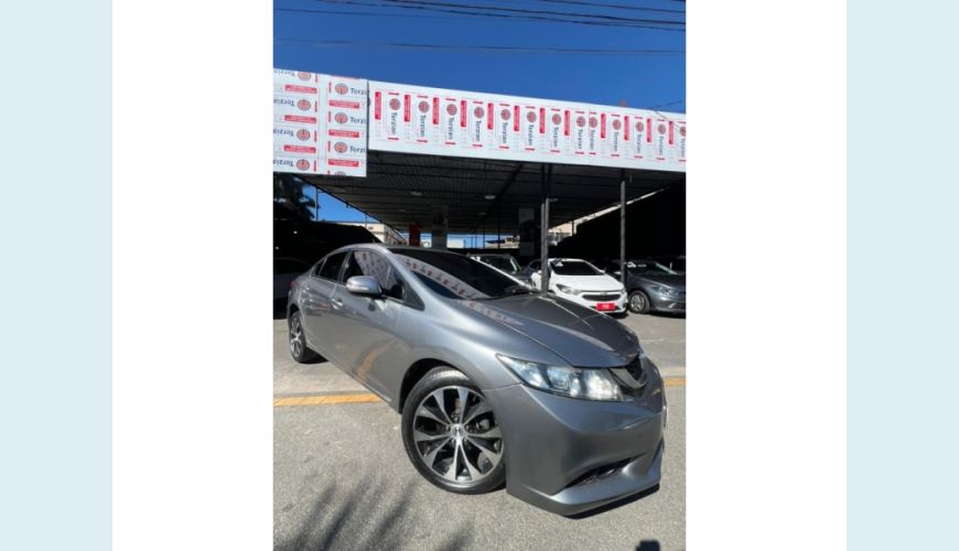 HONDA CIVIC FLEX AUT. 4P - CINZA - 2015 Foto 2 (Grande)