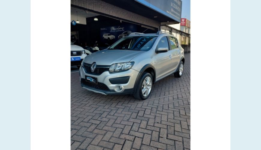 RENAULT SANDERO FLEX MANUAL 4P - PRATA - 2019 Foto 2 (Grande)