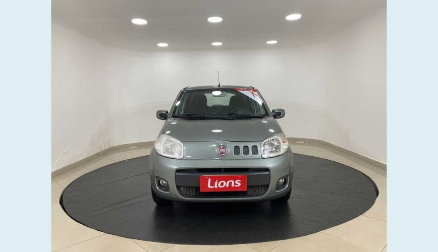 FIAT UNO VIVACE 1.0 8V FLEX MANUAL 3P - CINZA - 2014 Foto 2 (Grande)