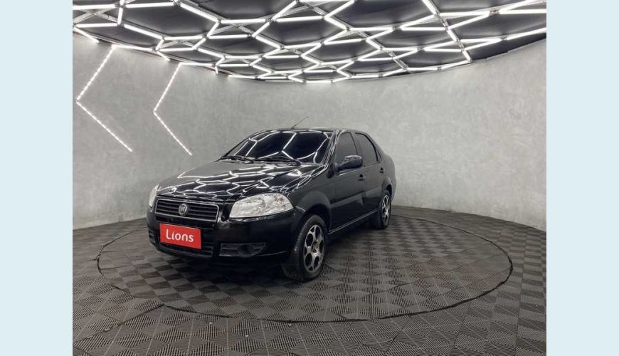 FIAT SIENA EL 1.4 8V FLEX MANUAL 4P - PRETO - 2012 Foto 2 (Grande)