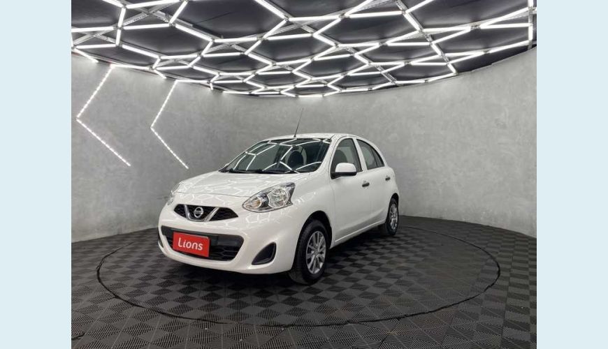 NISSAN MARCH S 1.0 12V FLEX MANUAL 4P - BRANCO - 2019 Foto 2 (Grande)