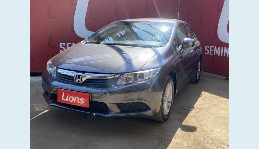 HONDA CIVIC LXS 1.8 I-VTEC FLEX AUT. 4P - CINZA - 2016 Foto 2 (Grande)