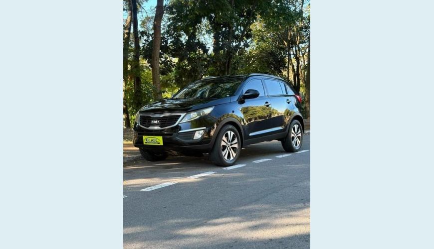 KIA SPORTAGE LX2 OFFG4 2.0 FLEX AUT. 4P - PRETO - 2013 Foto 2 (Grande)