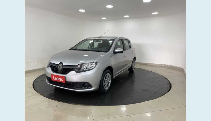 RENAULT RENAULT SANDERO AUTHENTIQUE 1.0 12V FLEX MANUAL 4P - PRATA - 2019 Foto 2 (Grande)