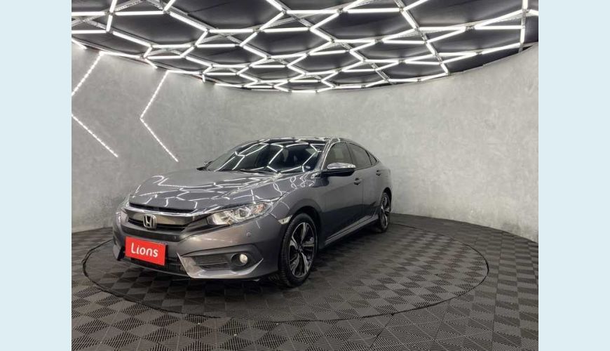 HONDA CIVIC EXL 2.0 I-VTEC FLEX AUT. 4P - CINZA - 2019 Foto 2 (Grande)