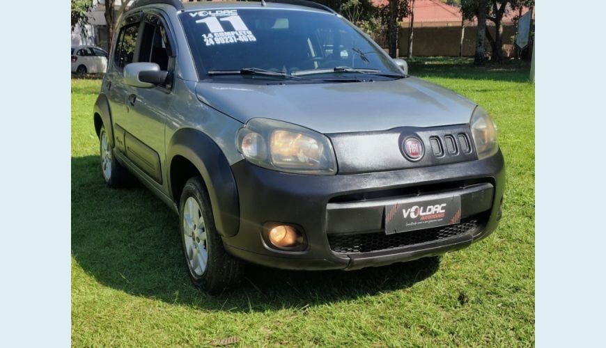 FIAT UNO FLEX MANUAL 5P - CINZA - 2011 Foto 2 (Grande)