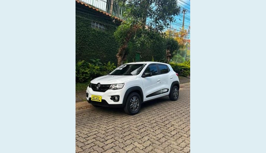 RENAULT KWID INTENS 1.0 FLEX MANUAL 4P - BRANCO - 2022 Foto 2 (Grande)