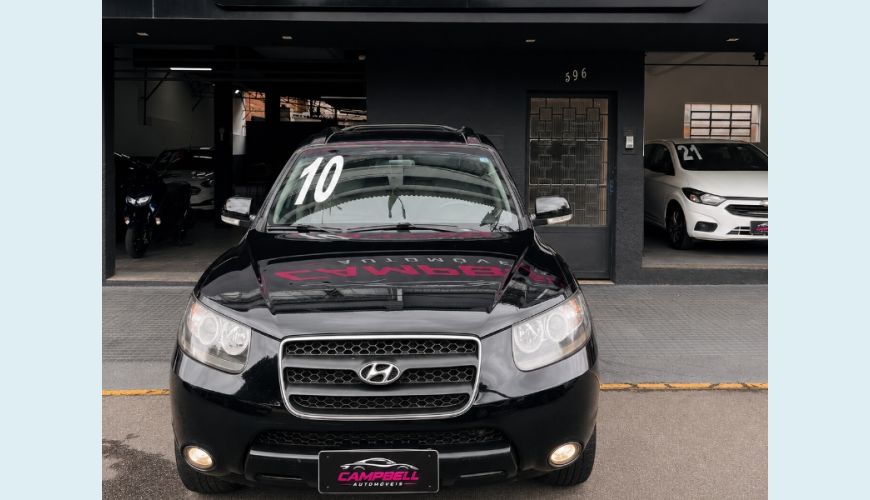 HYUNDAI SANTA FE GLS 2.7 V6 AUT. 4P - PRETO - 2010 Foto 2 (Grande)