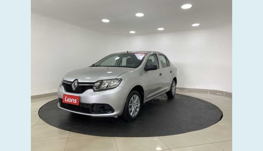 RENAULT LOGAN AUTHENTIQUE 1.0 12V SCE FLEX MANUAL 4P - PRATA - 2018 Foto 2 (Grande)
