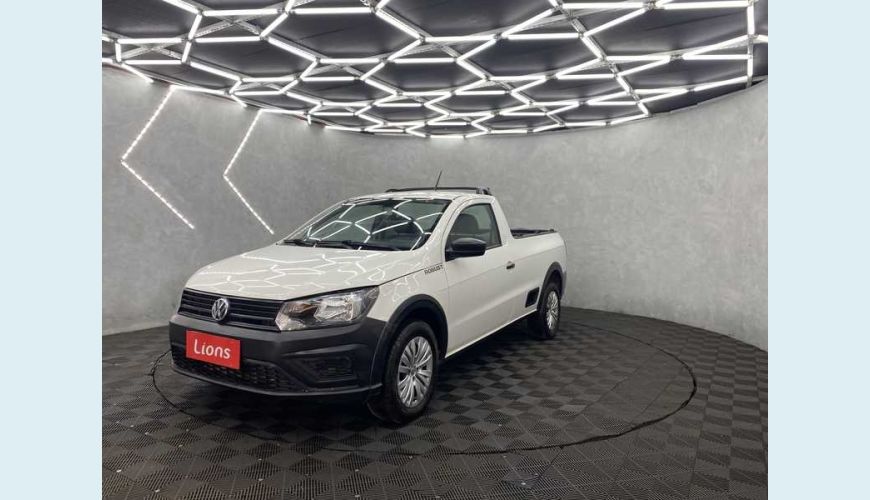 VOLKSWAGEN SAVEIRO ROBUST 1.6 MSI FLEX MANUAL 2P - BRANCO - 2020 Foto 2 (Grande)