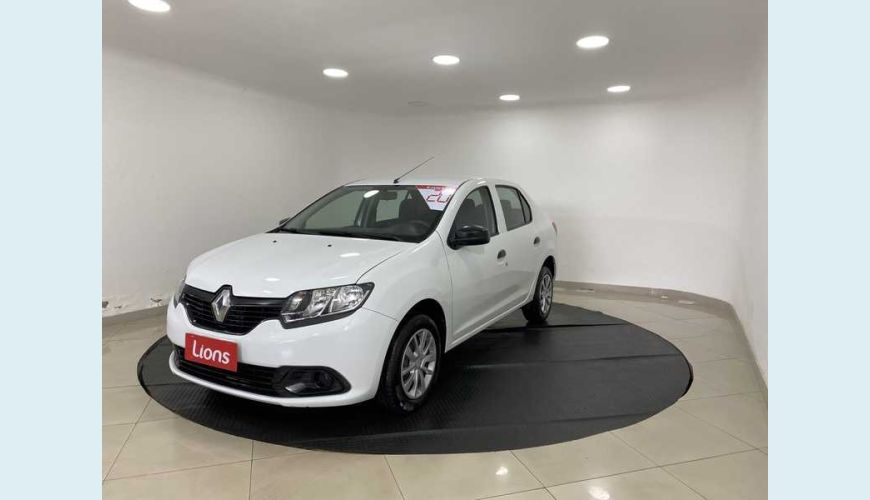 RENAULT LOGAN AUTHENTIQUE 1.0 12V FLEX MANUAL 4P - BRANCO - 2020 Foto 2 (Grande)
